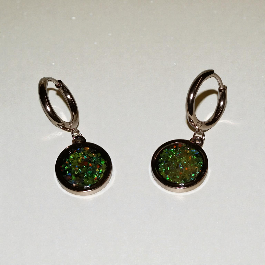 Green Opal arrings