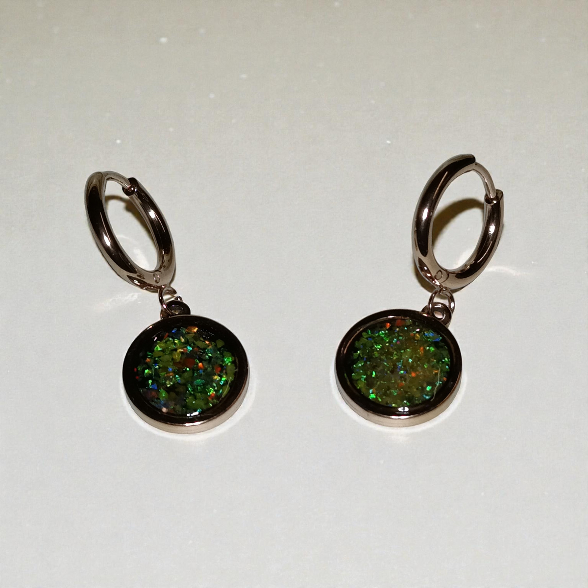 Green Opal arrings