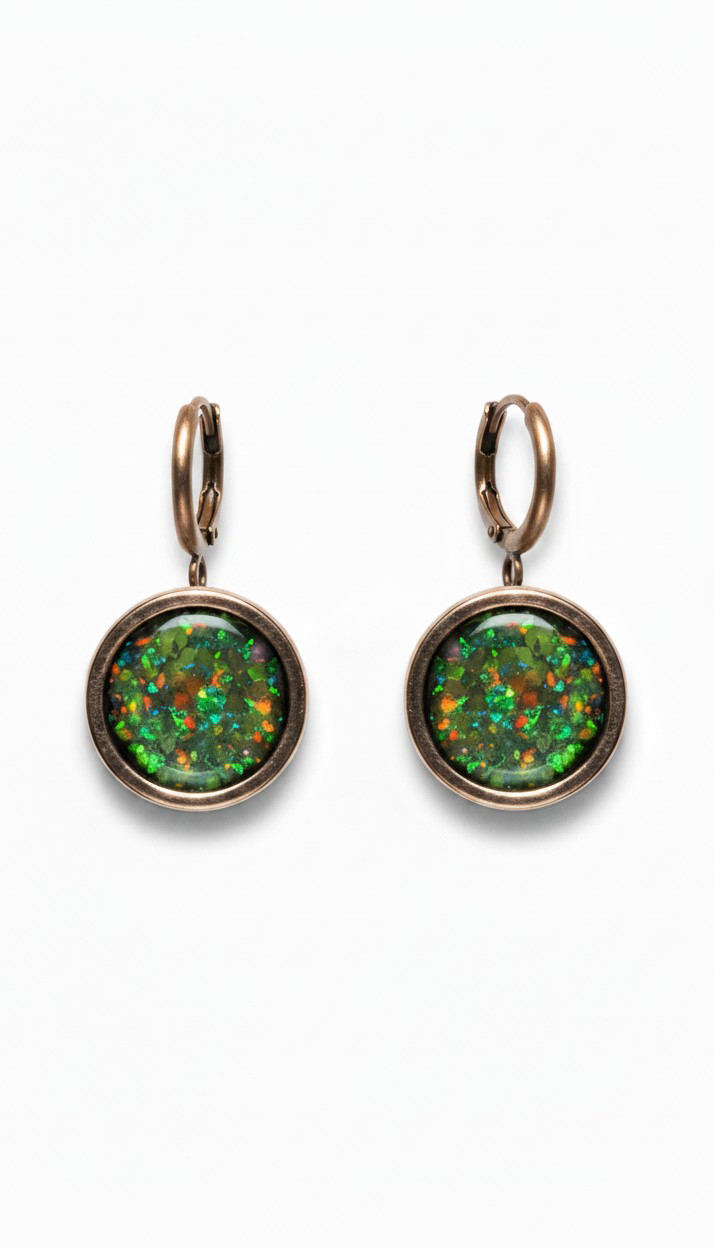 Green Opal arrings