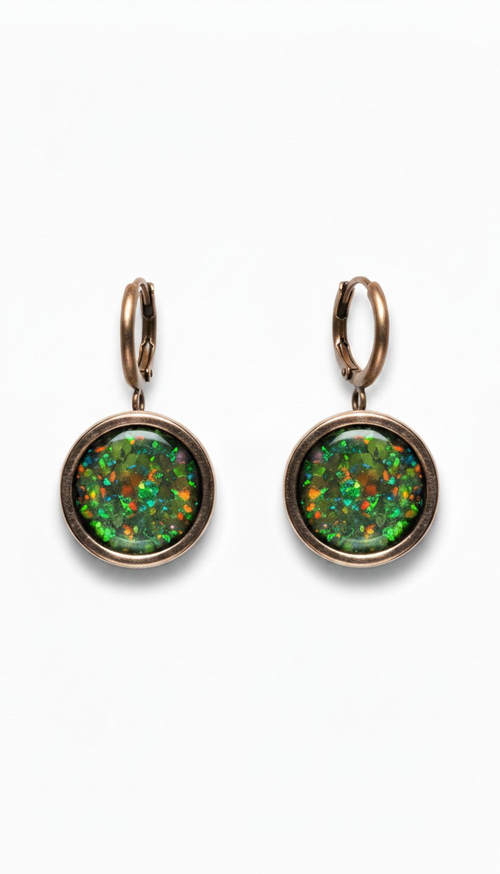 Green Opal arrings