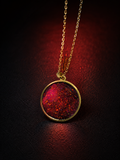 P-3 Opal Necklace and Earing (Dragon Pink)
