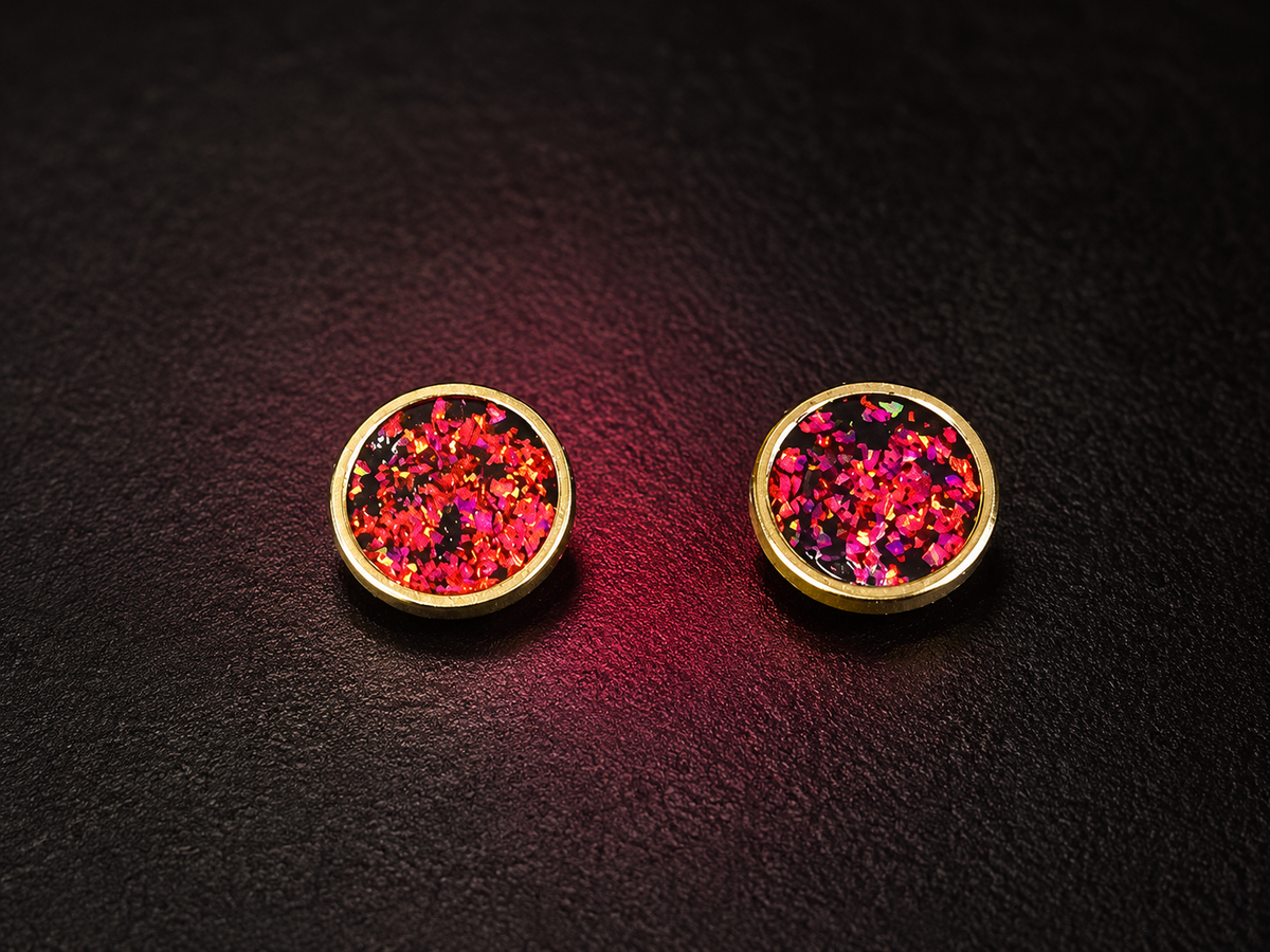 P-3 Opal Necklace and Earing (Dragon Pink)