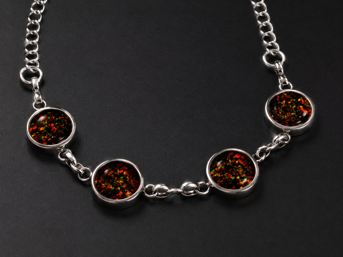 B-2 Opal Bracelet (Midnight Galaxy)