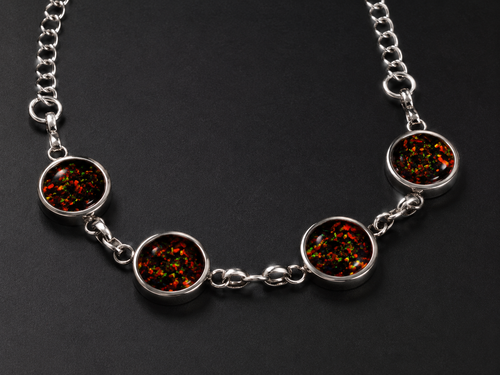 B-2 Opal Bracelet (Midnight Galaxy)