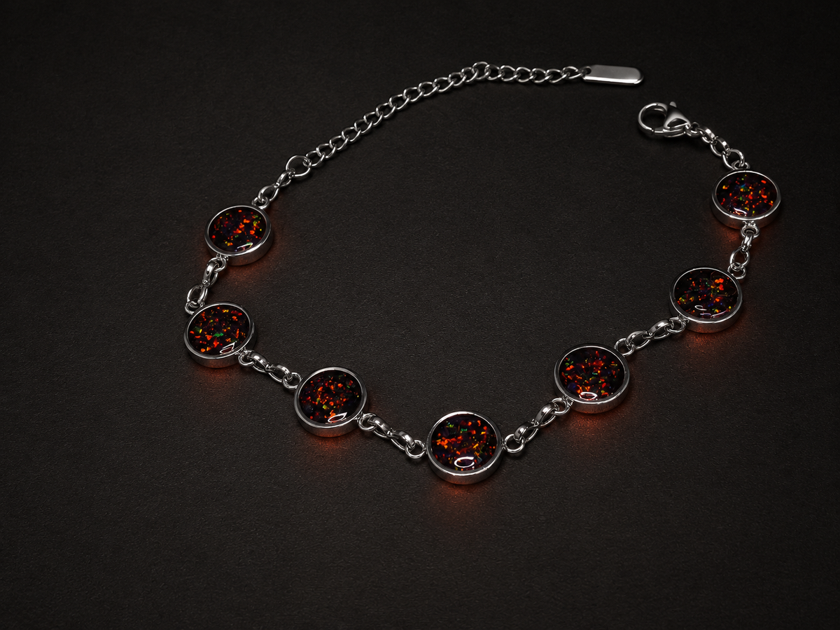 B-2 Opal Bracelet (Midnight Galaxy)
