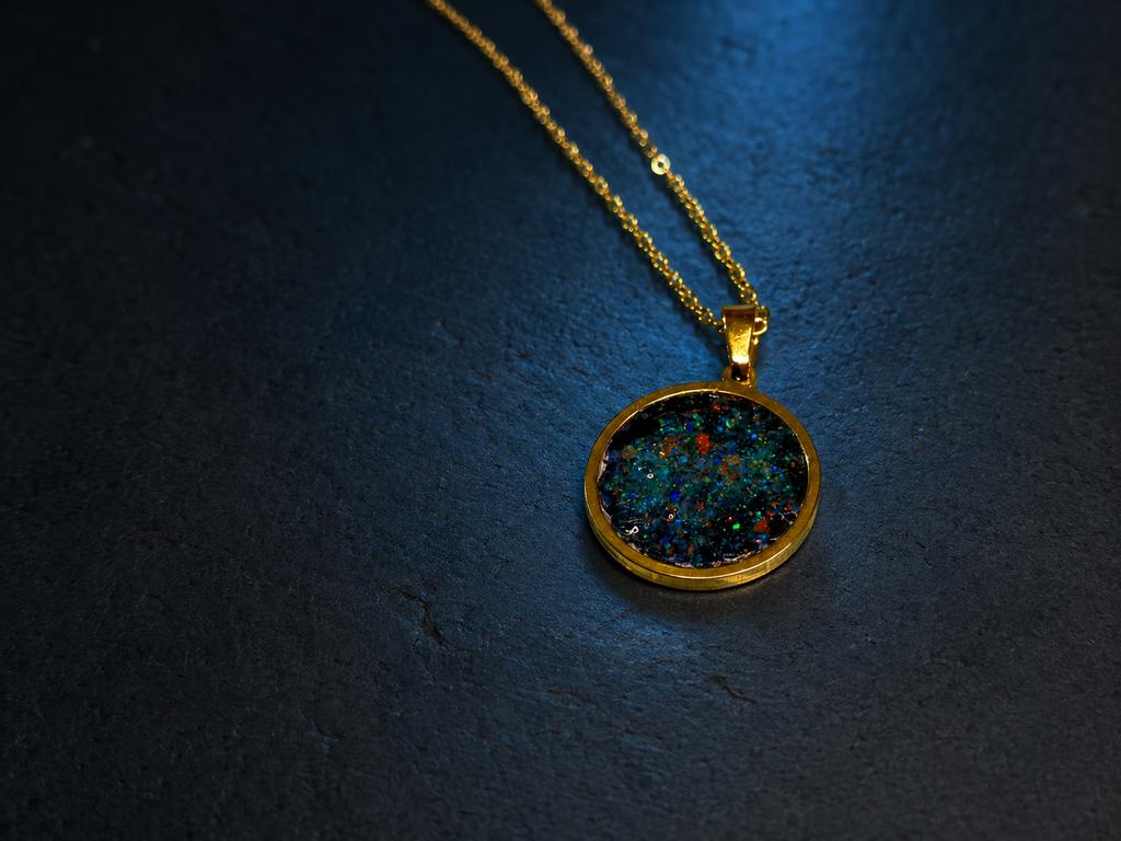 P-3 Opal Necklace and Earring Jewel set (Vivid Bond