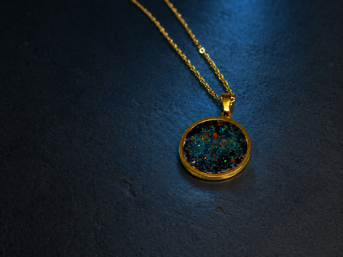 P-3 Opal Necklace and Earring Jewel set (Vivid Bond