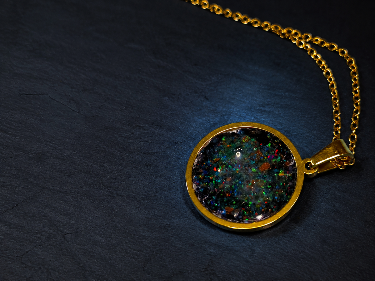 P-3 Opal Necklace and Earring Jewel set (Vivid Bond