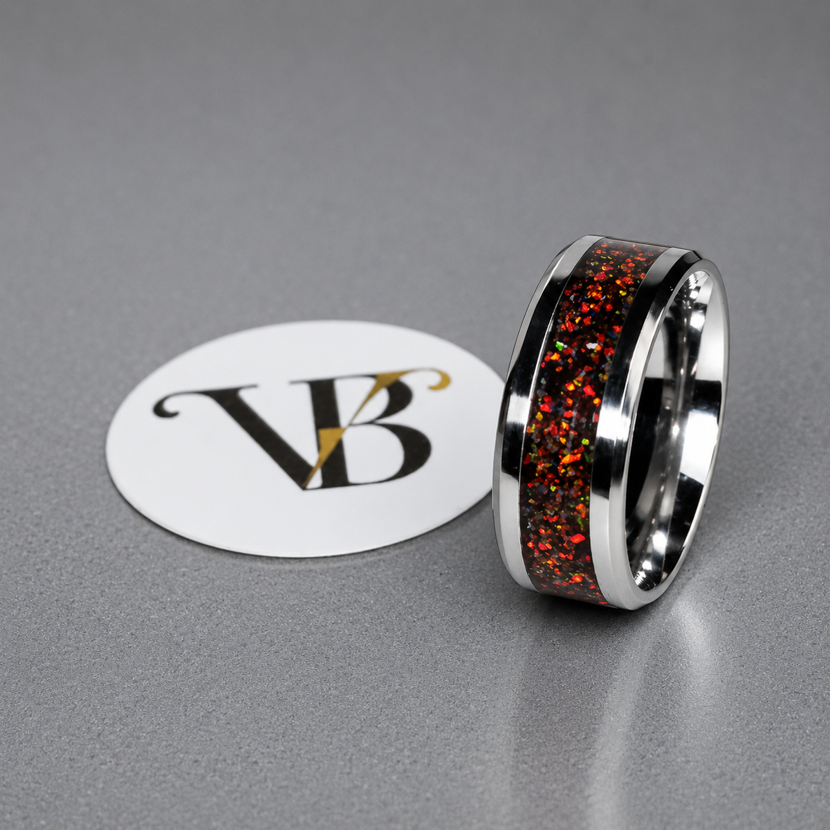 R-1 Opal ring (Cosmic brown)