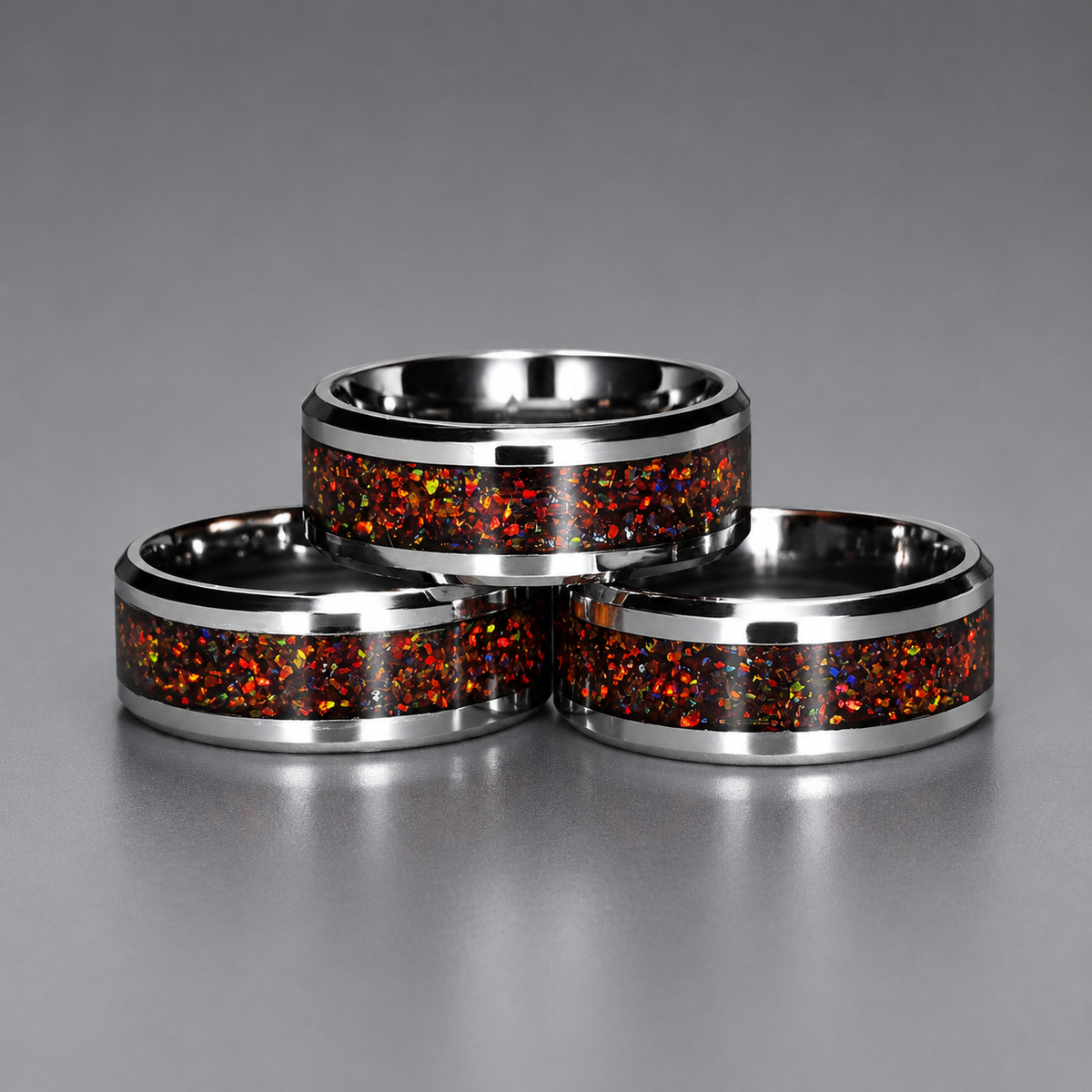 R-1 Opal ring (Cosmic brown)