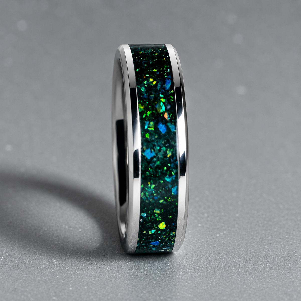 R-1 Opal Ring (Green bean)