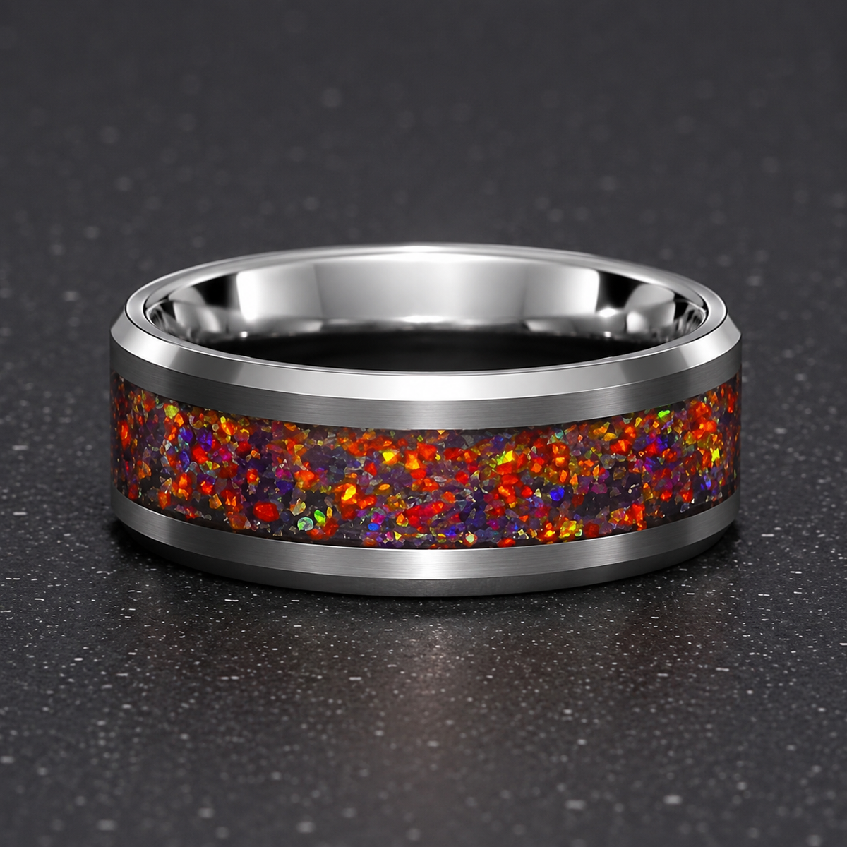 R-1 Opal ring (Cosmic brown)