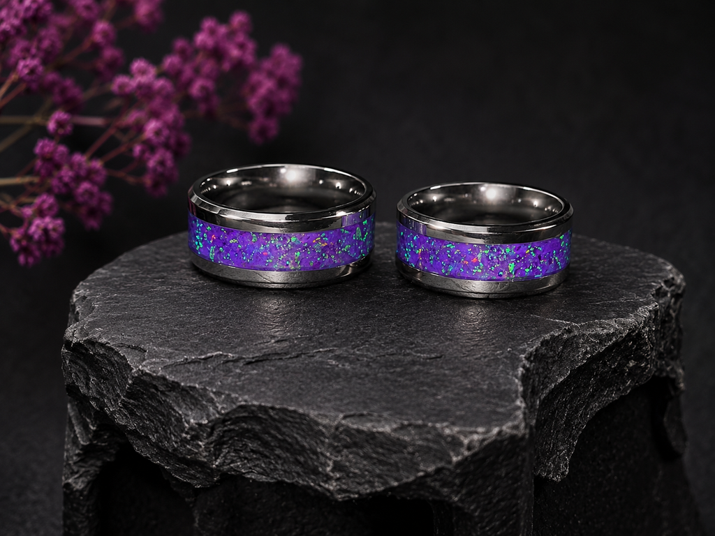 R-1 Opal ring (Vivid purple) (size  7)