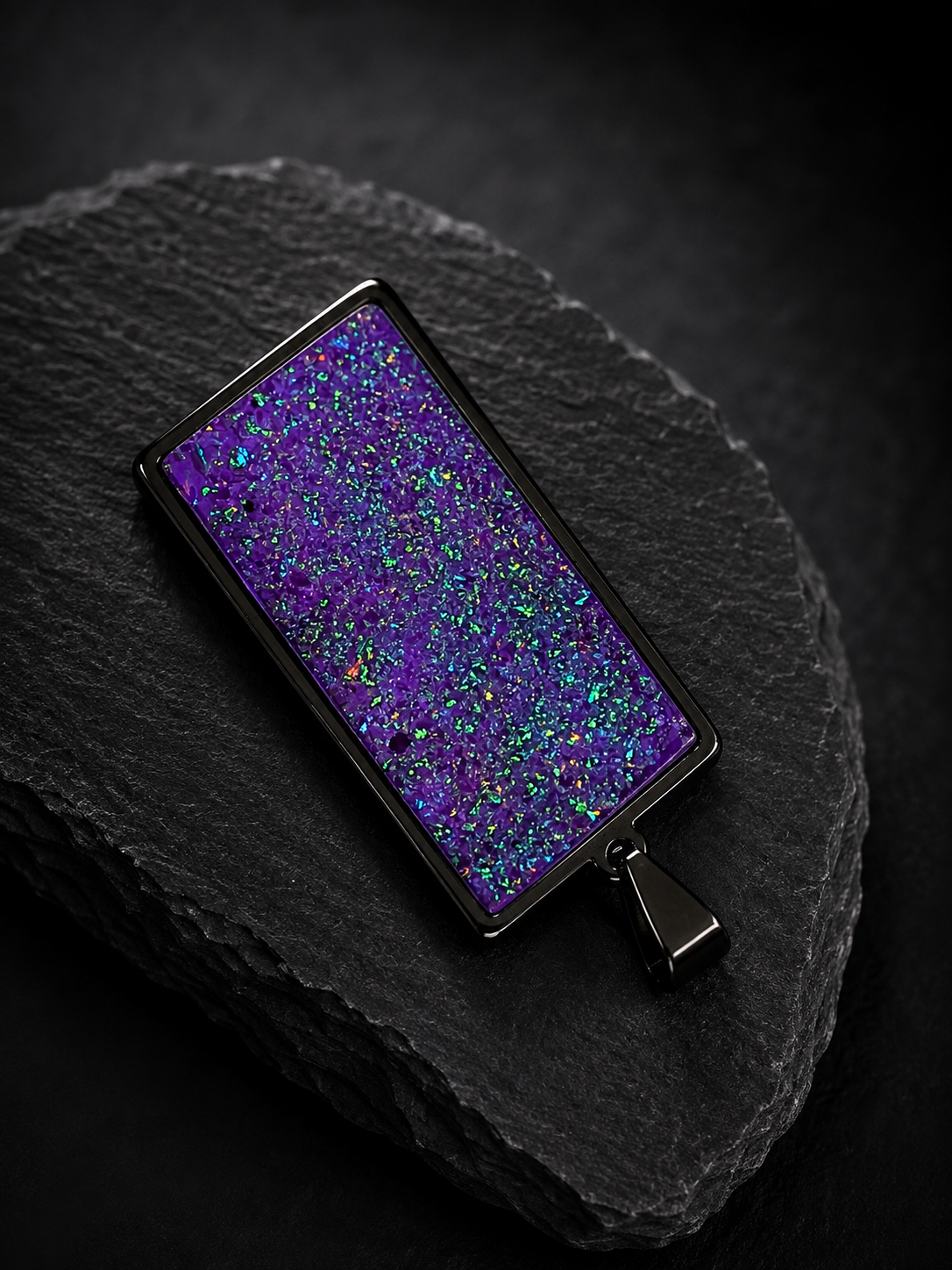 P-6 Opal pendant large (Vivid Purple)