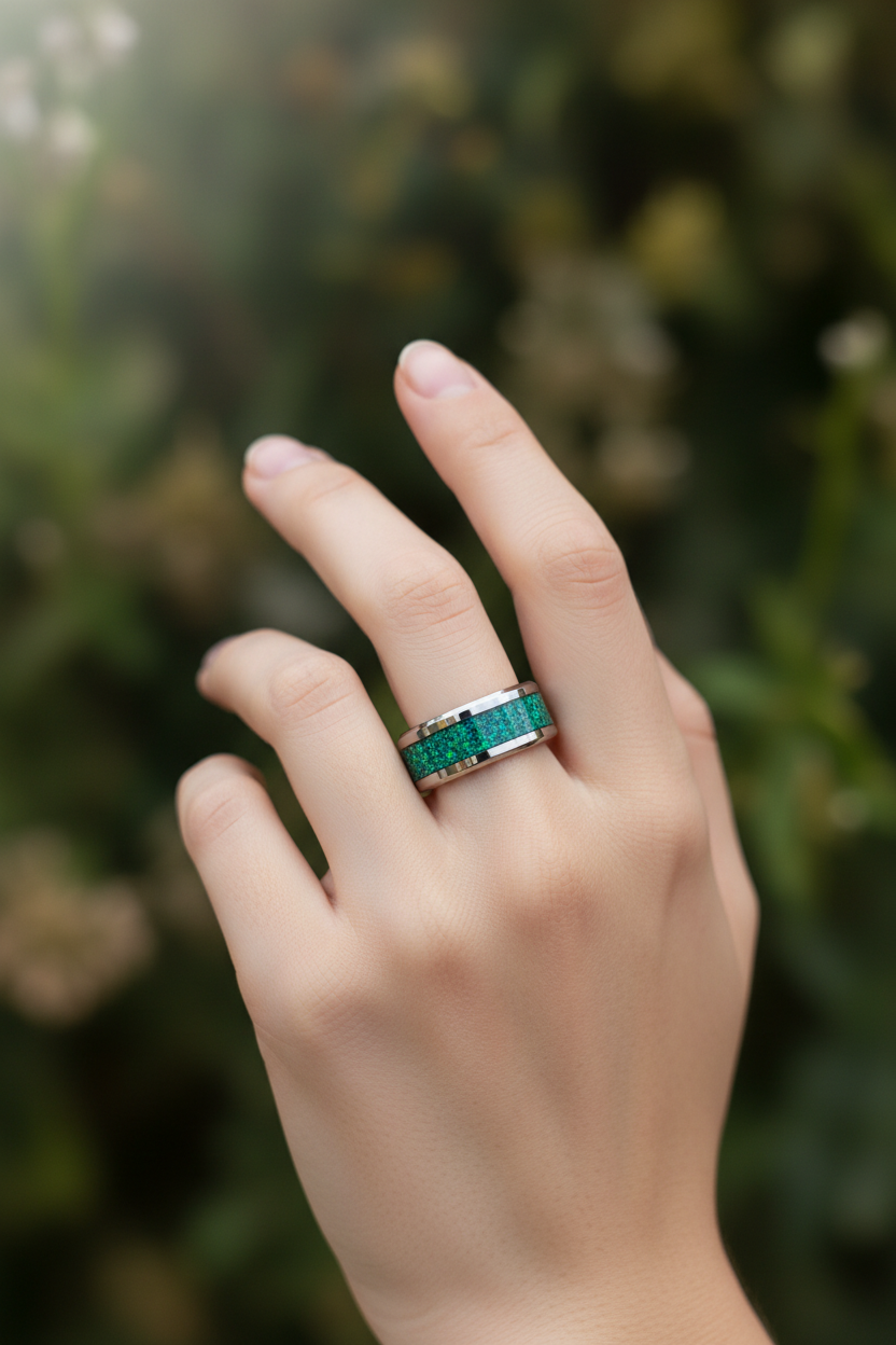 Green Opal Ring Lifestyle